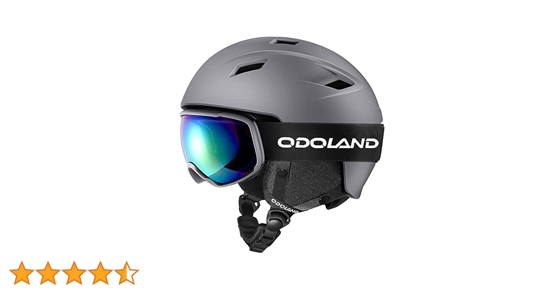 Amazon | Odoland スキーヘルメットセット ゴーグル付き